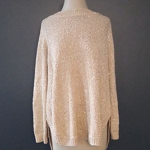 JACK Sweater Tan/Gold Flecked SZ.M
